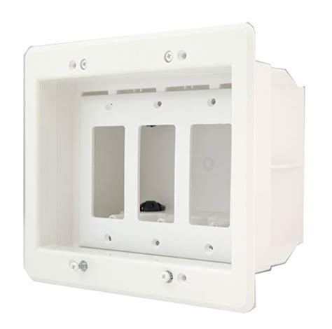 recessed electric box|deep recessed electrical box.